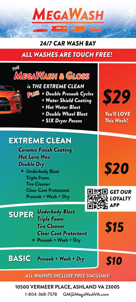 Mega Clean Car Wash – Clean, Dry & Shiny!